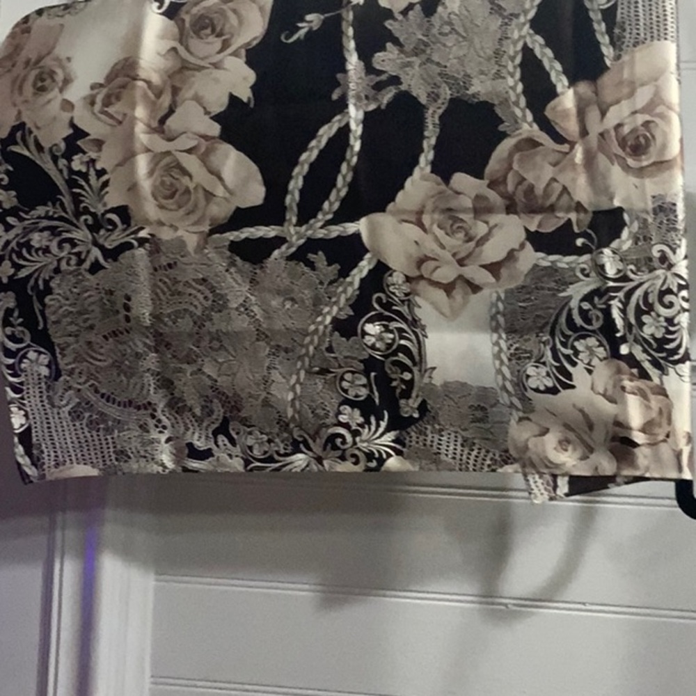 Vintage St. John 100% Silk Scarf Elegant Regal